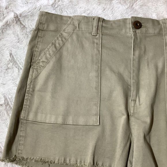 NWT american rag cie olive denim cut off shorts size 32 - Picture 6 of 9